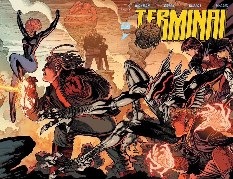 Terminal #1 Cover B Variant Andy Kubert & Dave McCaig Wraparound Connecting Cover