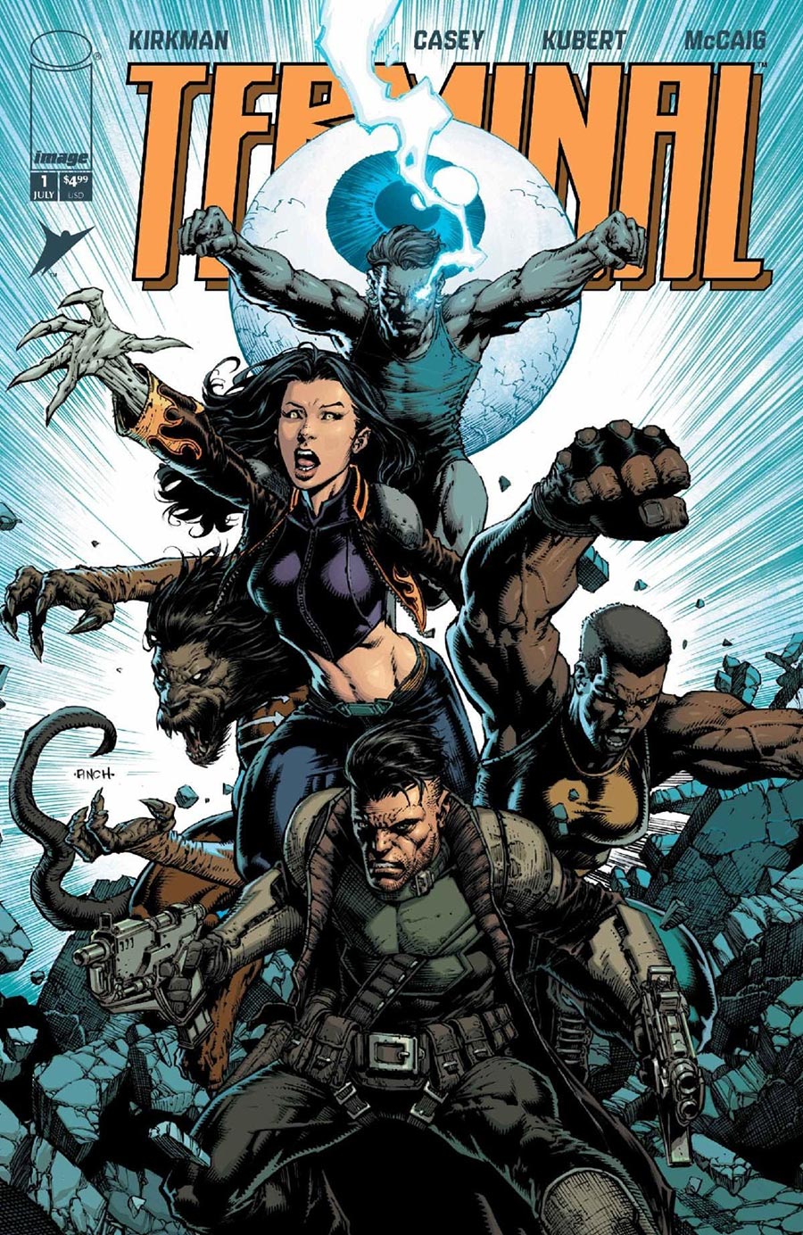 Terminal #1 Cover C Variant David Finch & Dave McCaig Cover