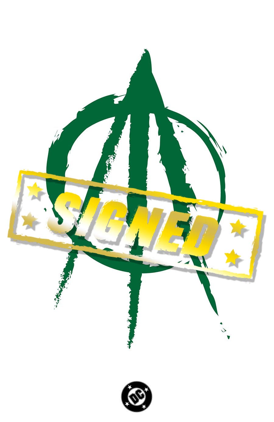 Absolute Green Arrow #1 Cover R Variant Logo Foil Cover Signed By Pornsak Pichetshote (DC All In)