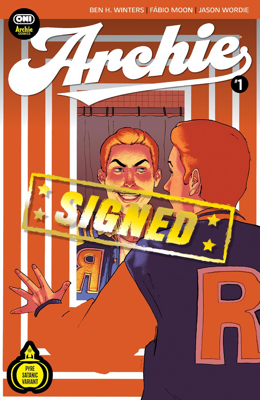 Archie Vol 3 #1 Cover Z-B Variant Chloe Brailsford Pyre Satanic Cover Signed By Chloe Brailsford