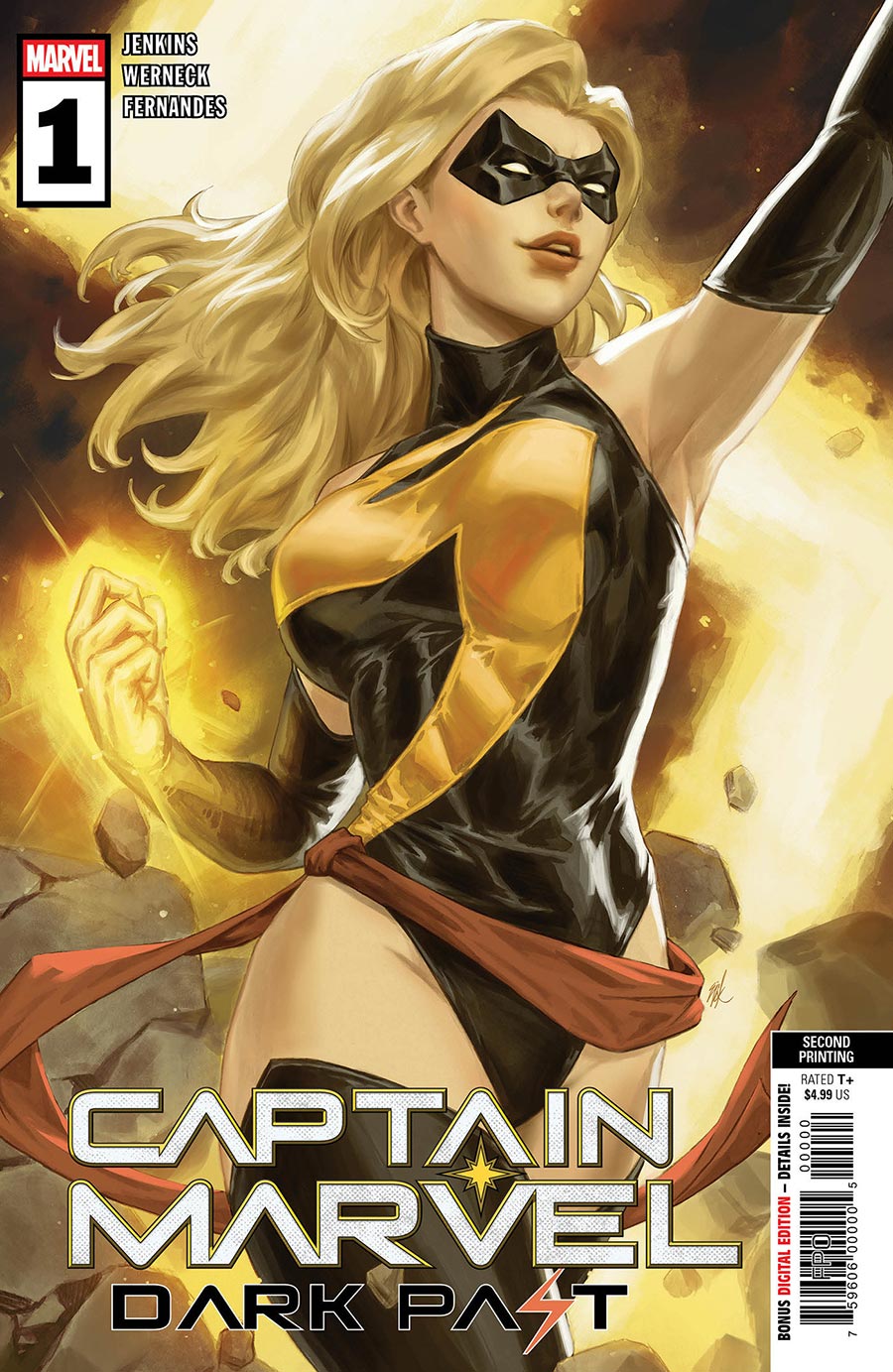 Captain Marvel Dark Past #1 Cover J 2nd Ptg Ejikure Variant Cover