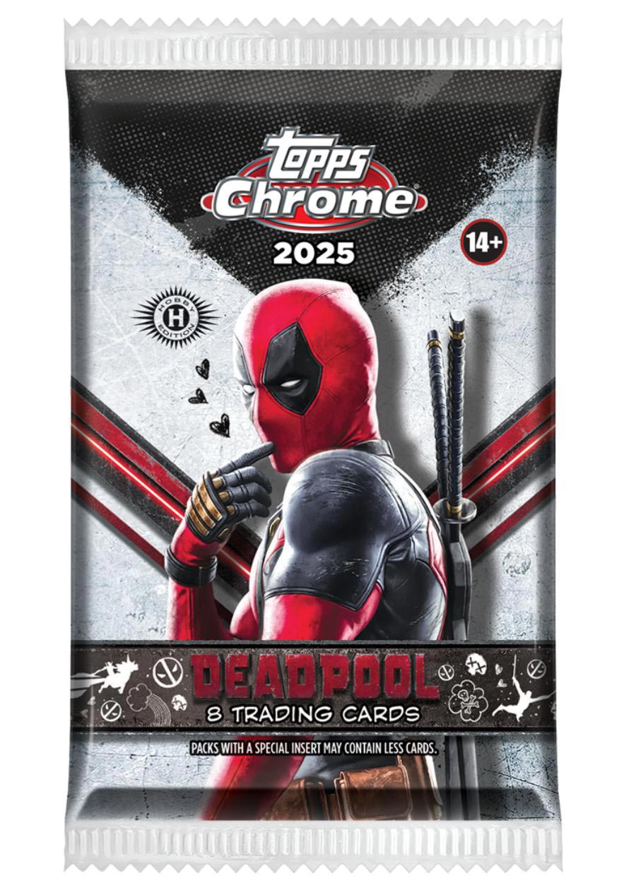 Topps 2025 Marvel Deadpool Chrome Hobby Pack