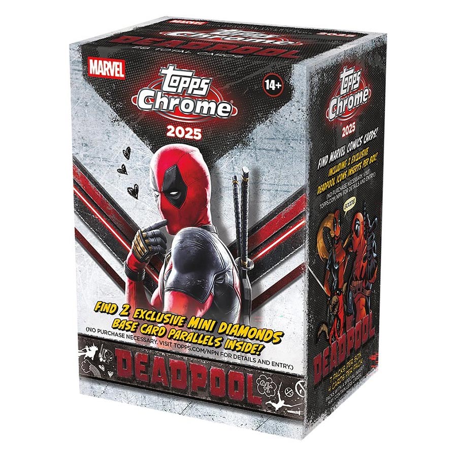 Topps 2025 Marvel Deadpool Chrome Value Box