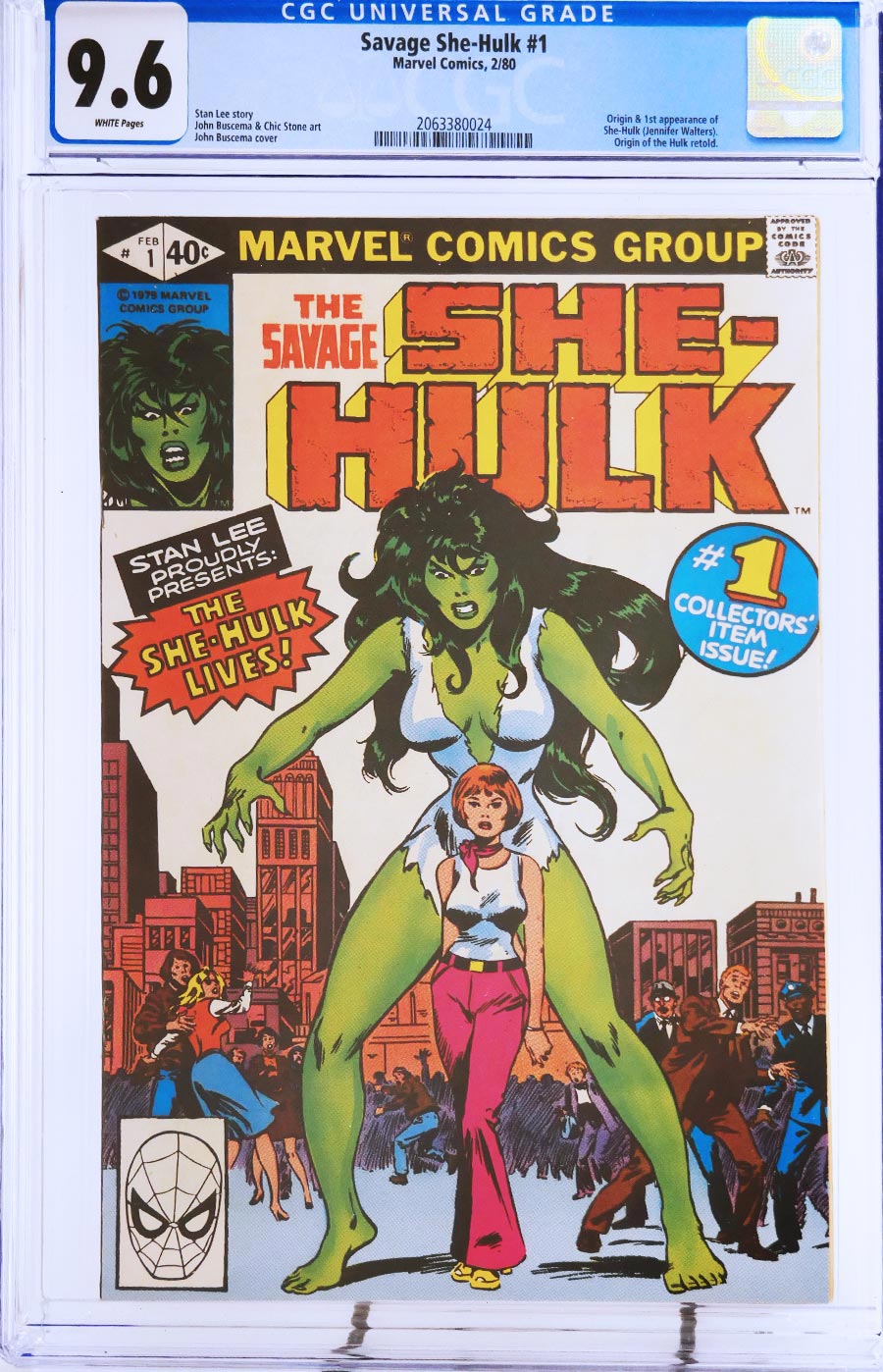 Savage She-Hulk #1 Cover H CGC 9.6