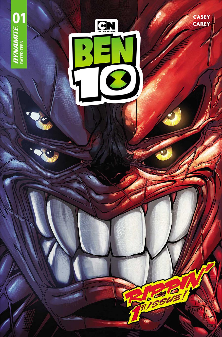 Ben 10 Vol 2 #1 Cover Q Variant Cormac Hughes Cover