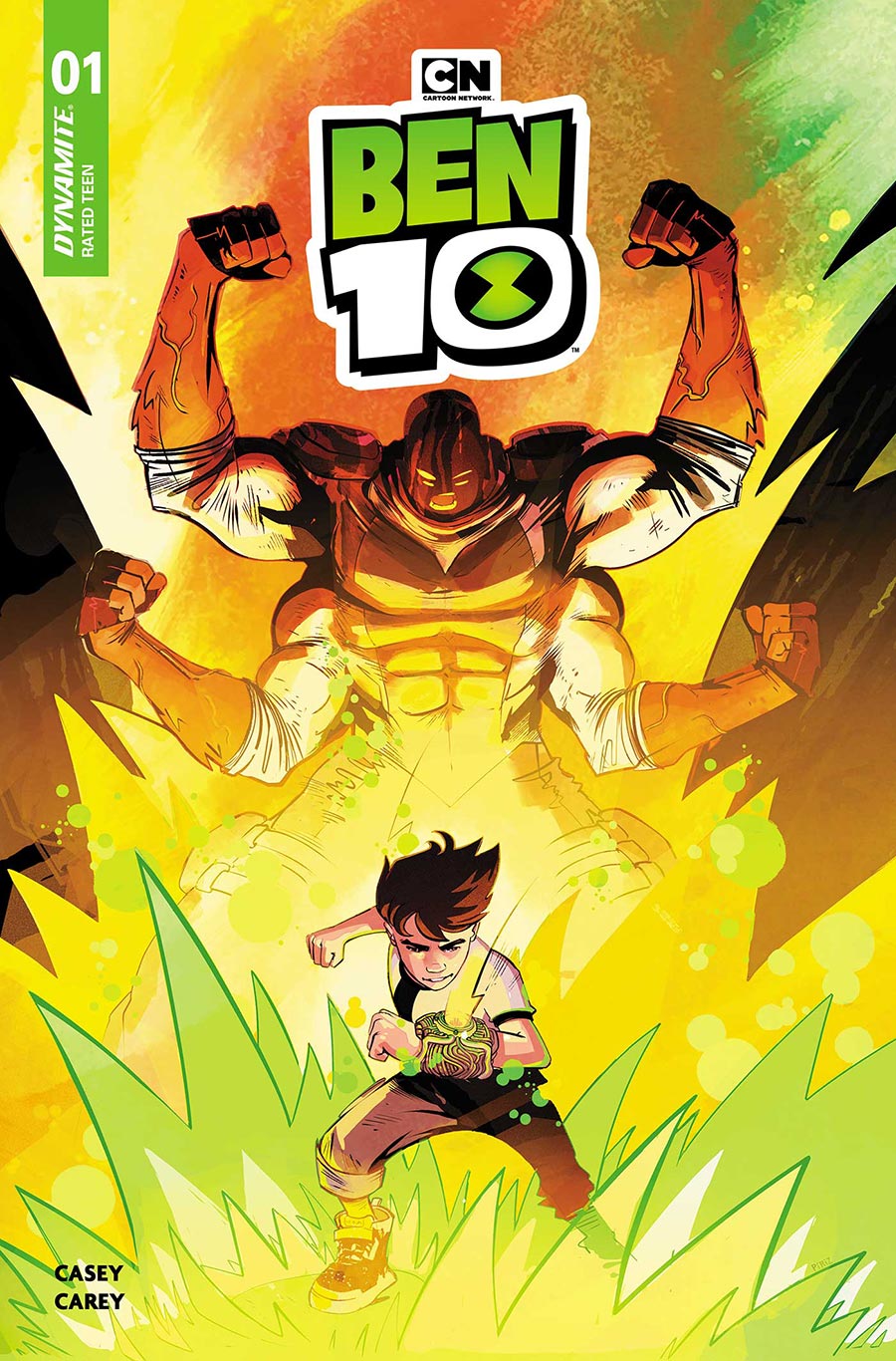 Ben 10 Vol 2 #1 Cover X Incentive Sebastian Piriz Foil Cover