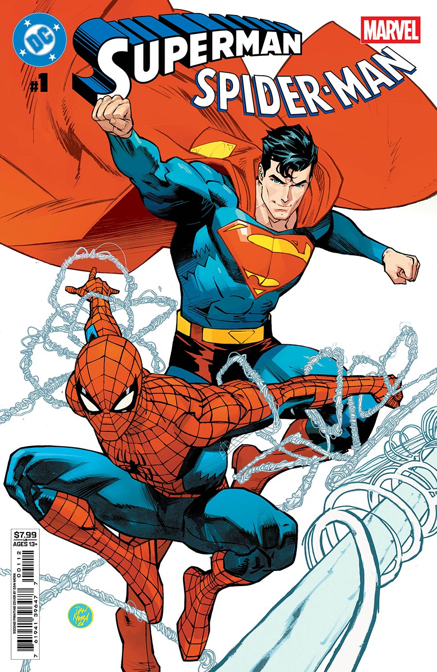 DC Marvel Superman Spider-Man #1 (One Shot) Cover Z-A 2nd Ptg A Dan Mora Variant Cover