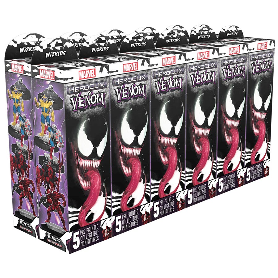 Marvel HeroClix Venom Booster Brick (12-Count)