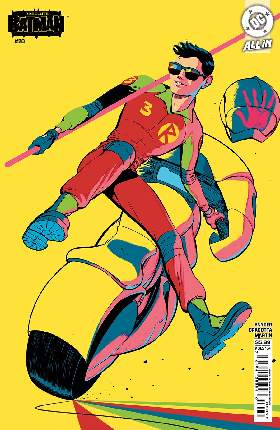 Absolute Batman #20 Cover F Variant Javier Rodriguez Robins Tim Drake Card Stock Cover (DC All In)