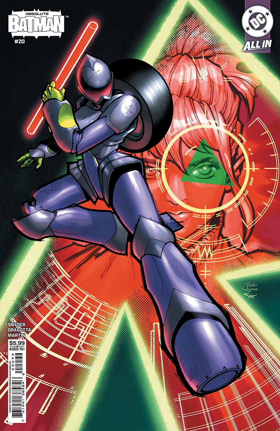 Absolute Batman #20 Cover G Variant Rickie Yagawa & Alex Sinclair Robins Stephanie Brown Card Stock Cover (DC All In)