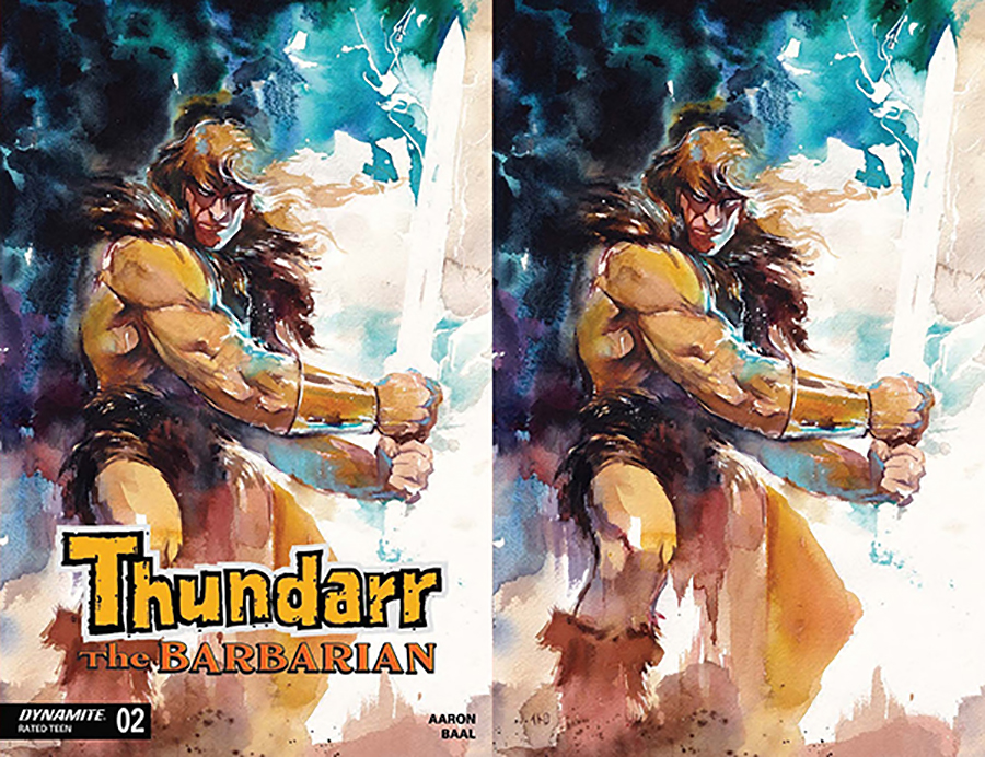 Thundarr The Barbarian #2 Dynamite.Com Exclusive Ito Trade & Virgin Set