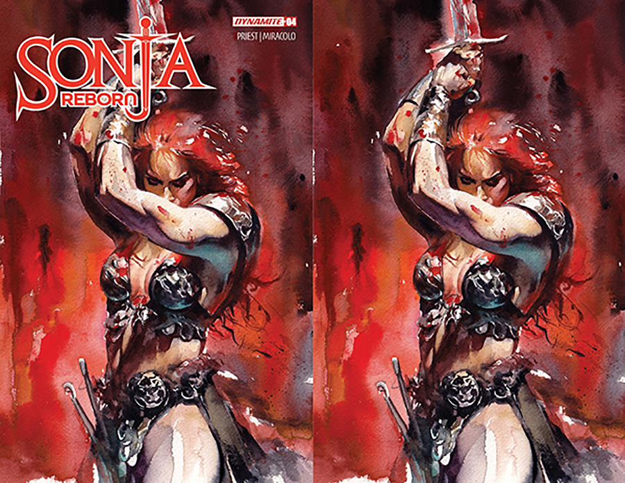 Sonja Reborn #4 Dynamite.Com Exclusive Ito Trade & Virgin Set