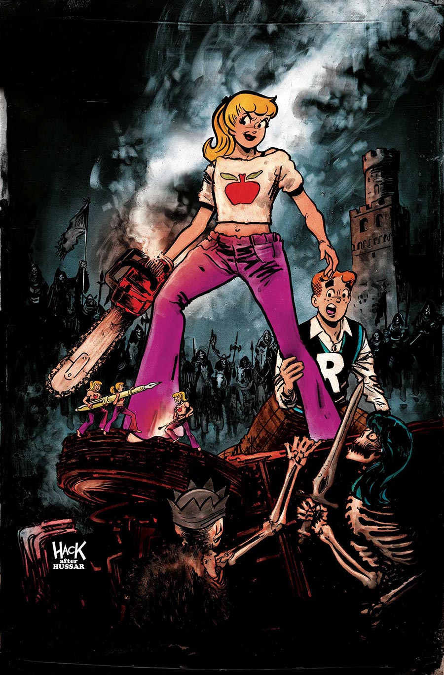 Archie x Army Of Darkness #4 Cover O Incentive Robert Hack Betty Virgin Cover