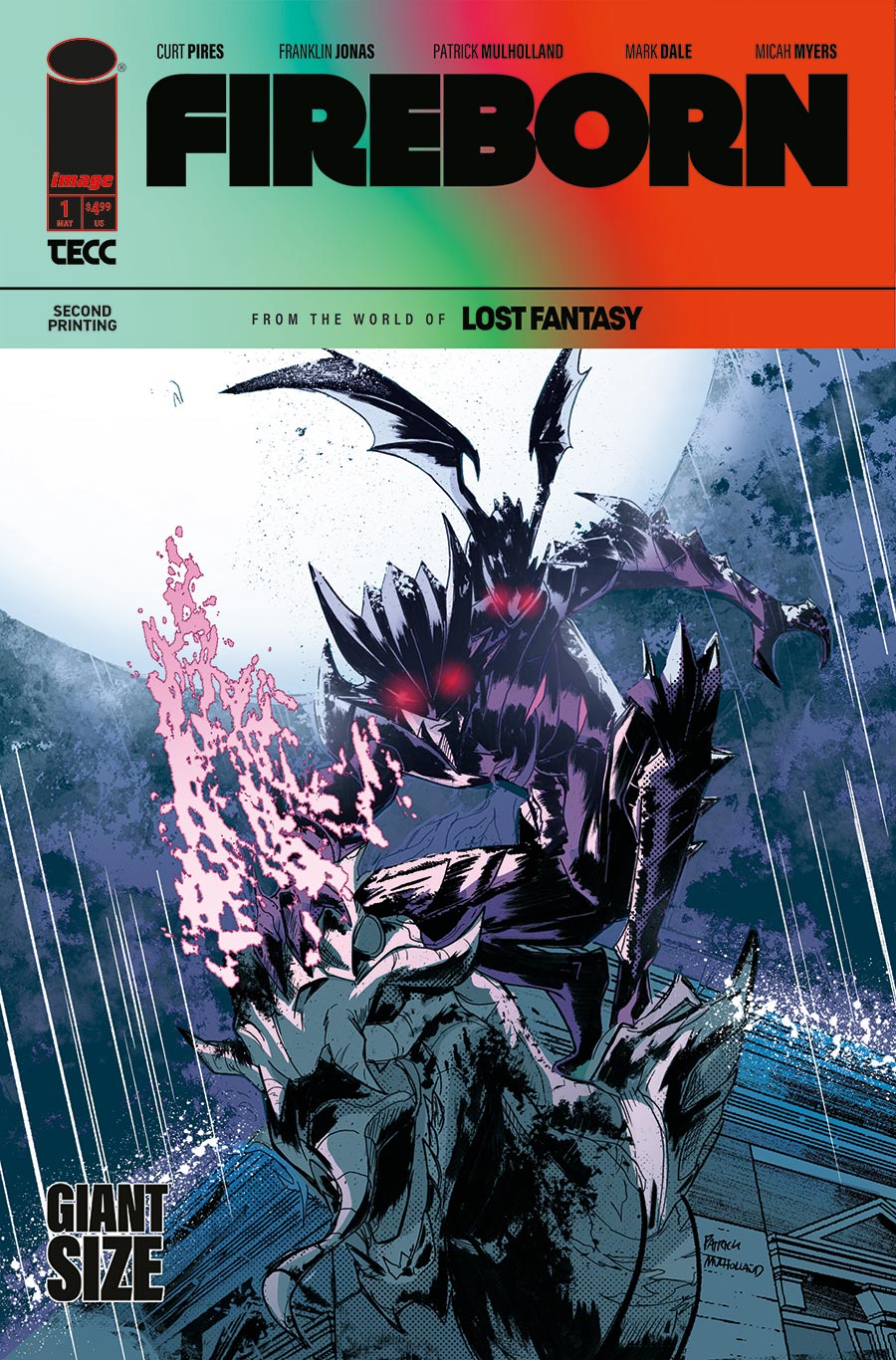 Fireborn #1 Cover P 2nd Ptg A Patrick Mulholland Variant Cover (From The World Of Lost Fantasy)