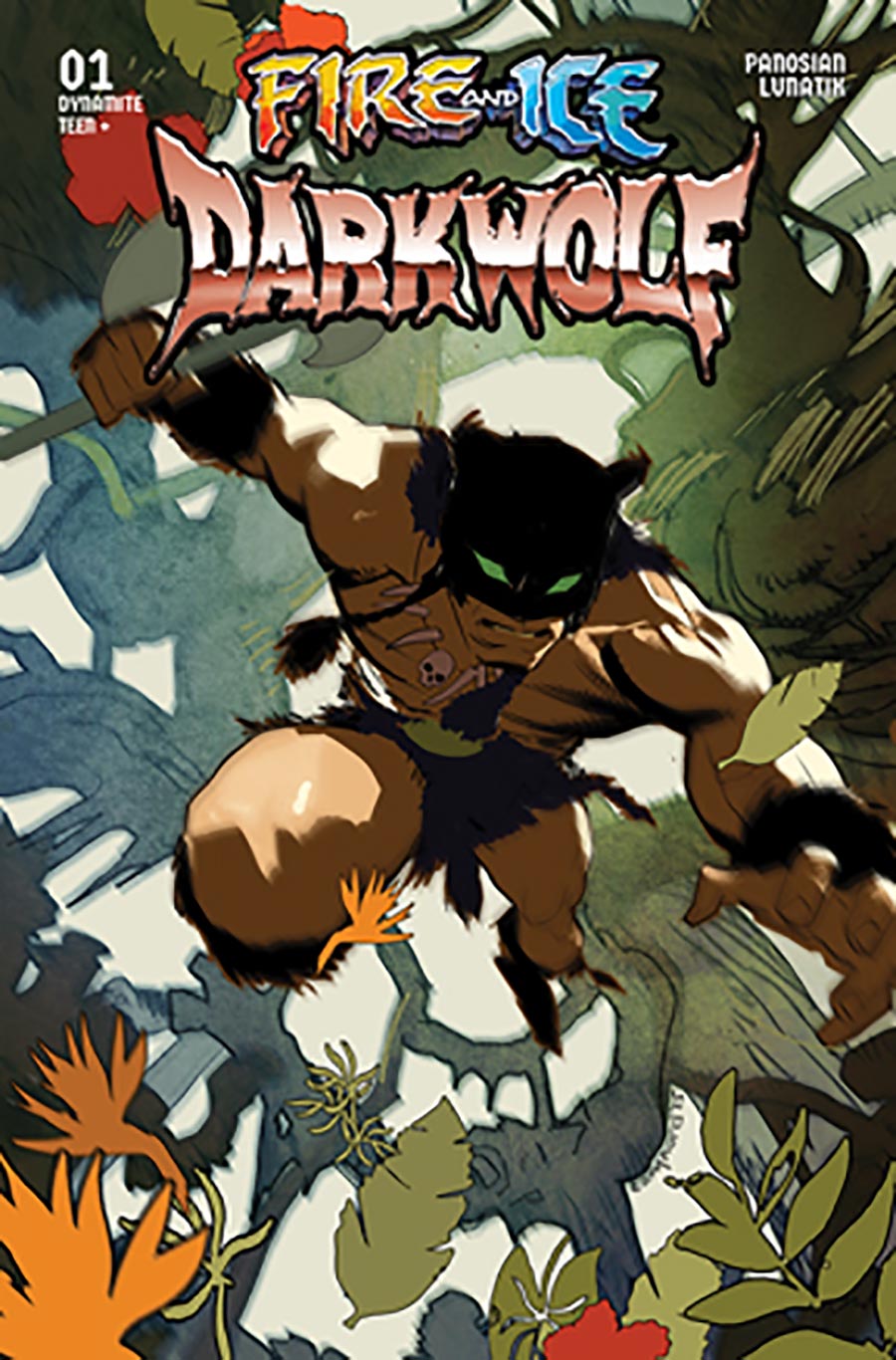 Fire And Ice Darkwolf #1 Cover E Variant Cary Nord Cover