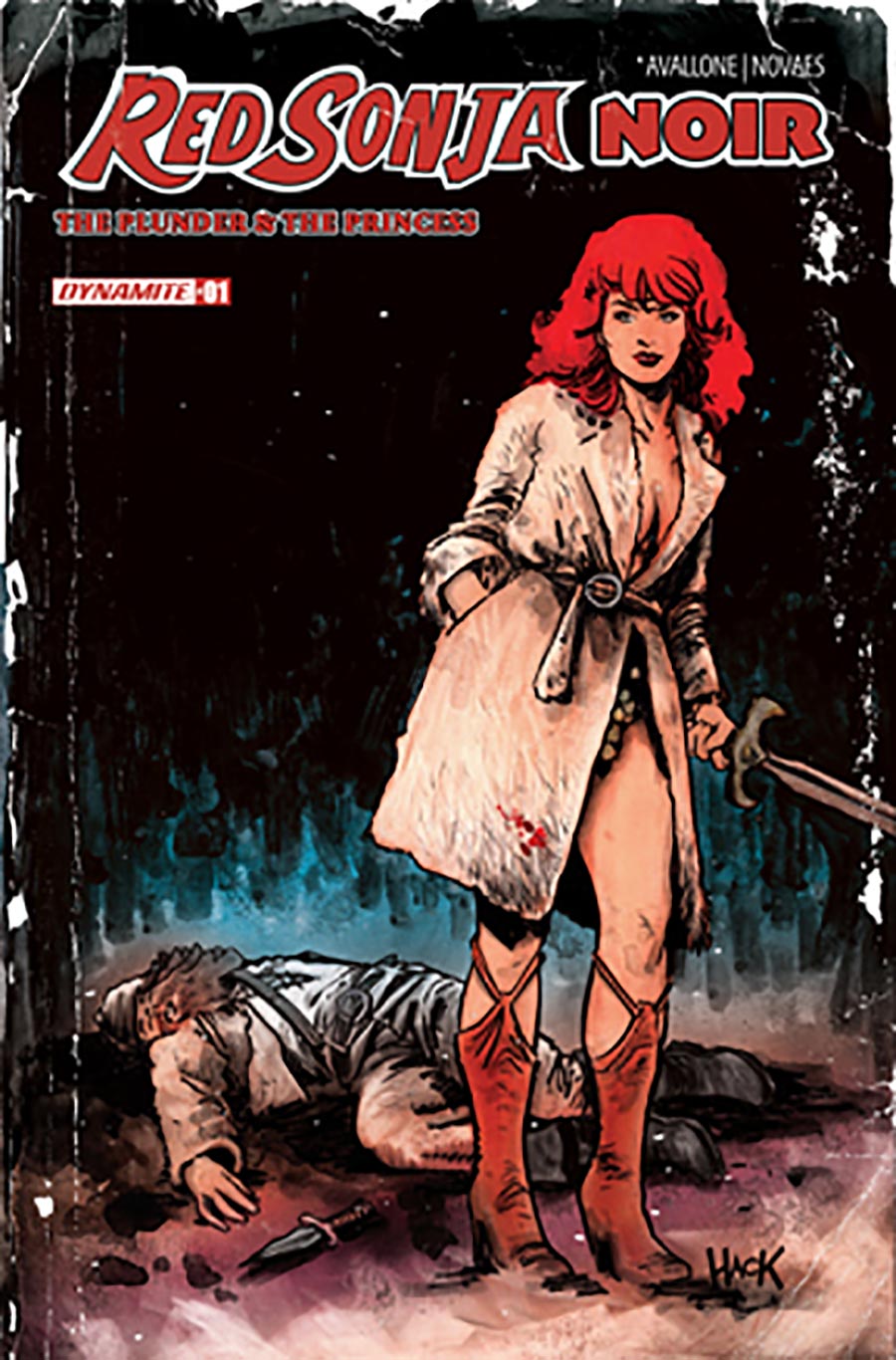 Red Sonja Noir The Plunder And The Princess #1 (One Shot) Cover B Variant Robert Hack Cover
