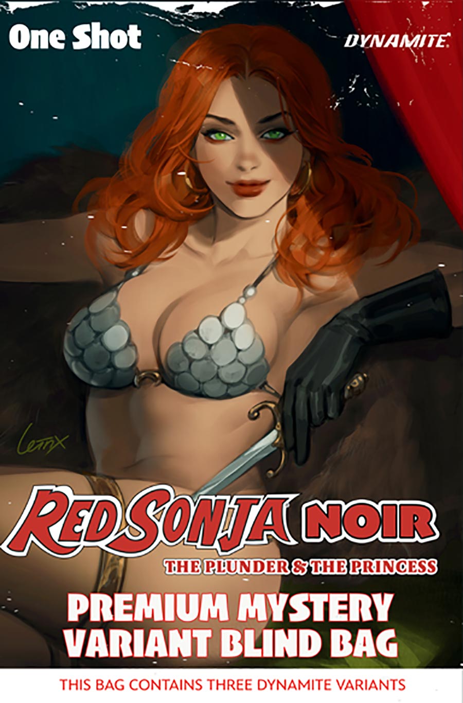 Red Sonja Noir The Plunder And The Princess #1 (One Shot) Cover D Premium Mystery Blind Bag Cover (Filled Randomly With 3 Covers)