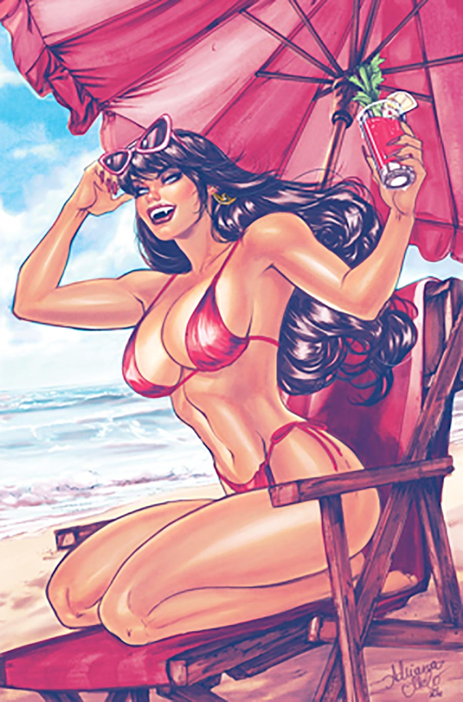 Vampirella Summer Special 2026 #1 (One Shot) Cover H Incentive Adriana Melo Virgin Cover