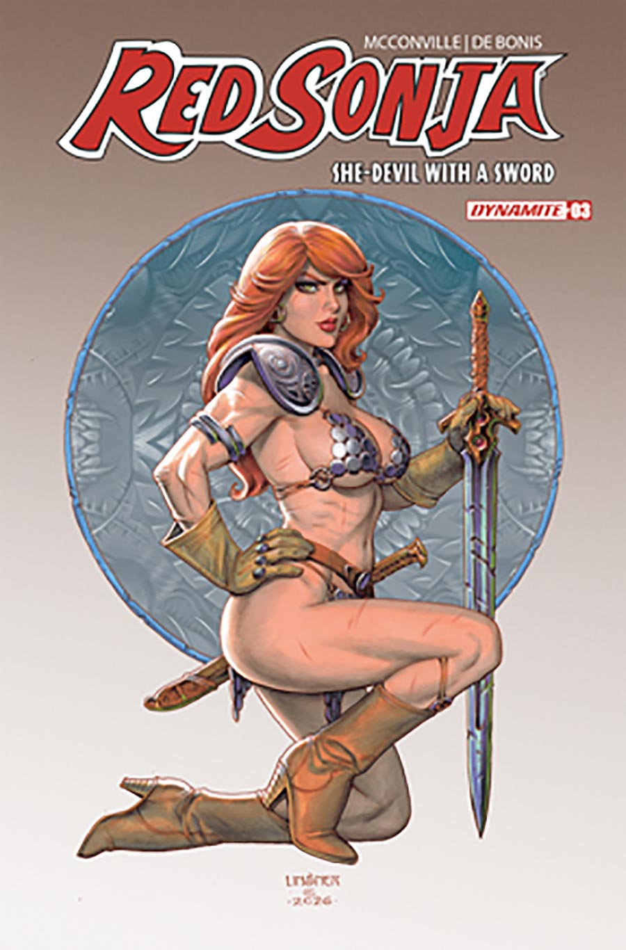 Red Sonja She-Devil With A Sword #3 Cover C Variant Joseph Michael Linsner Cover