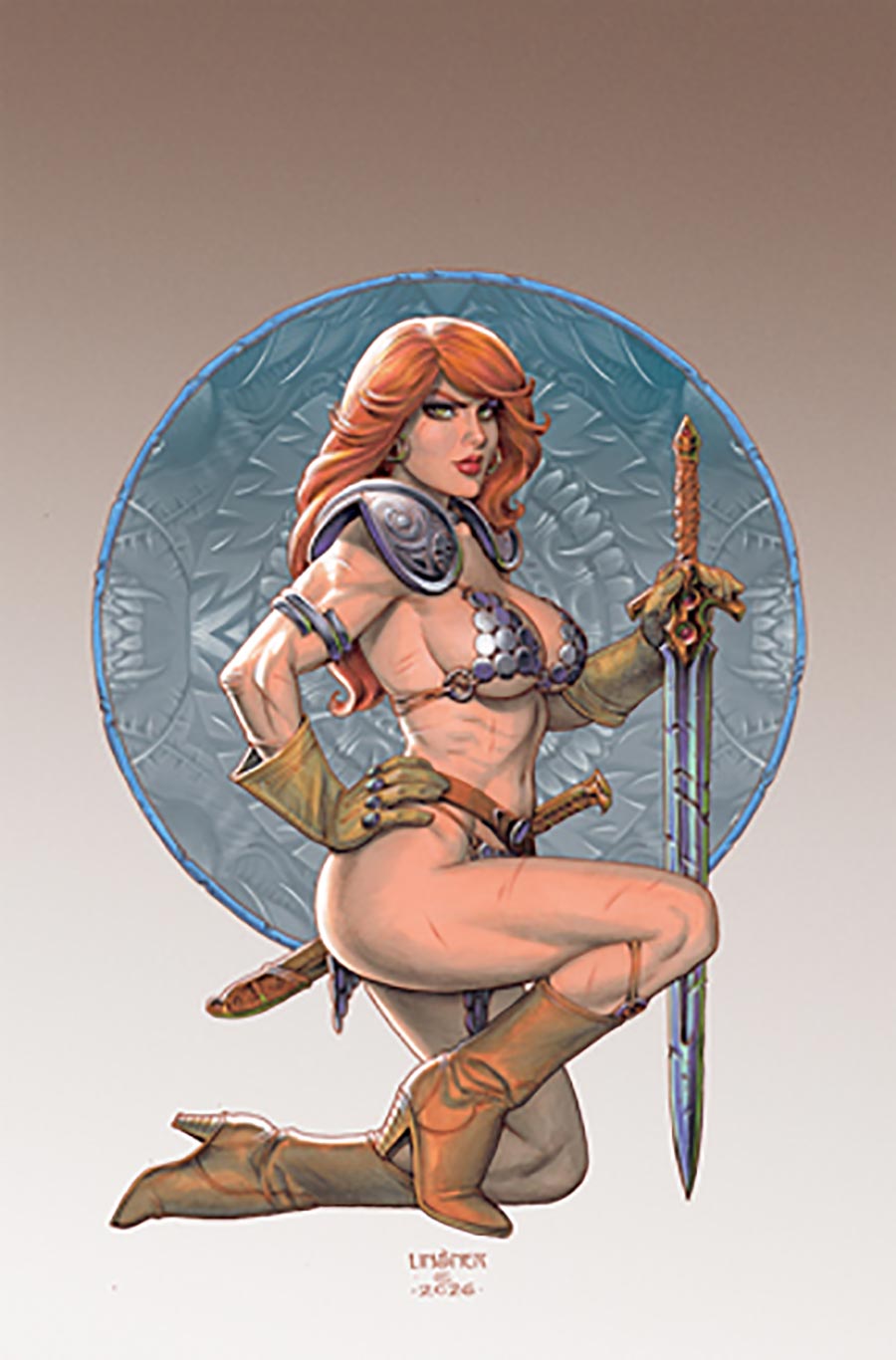 Red Sonja She-Devil With A Sword #3 Cover G Limited Edition Joseph Michael Linsner Virgin Cover
