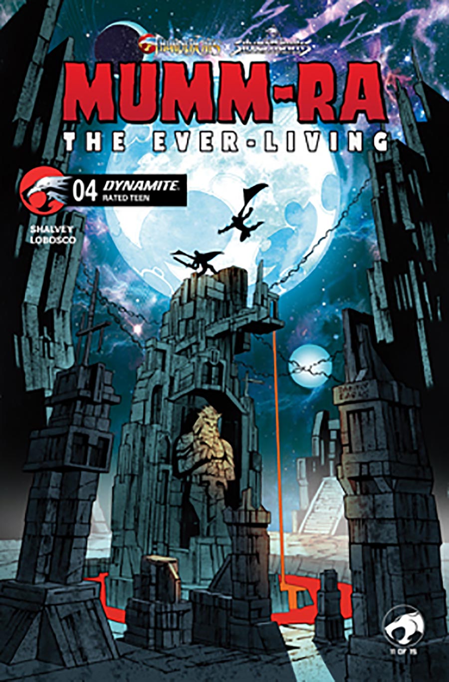 ThunderCats X SilverHawks Mumm-Ra The Ever-Living #4 Cover A Regular Danny Earls Cover (ThunderCats X SilverHawks Part 11)