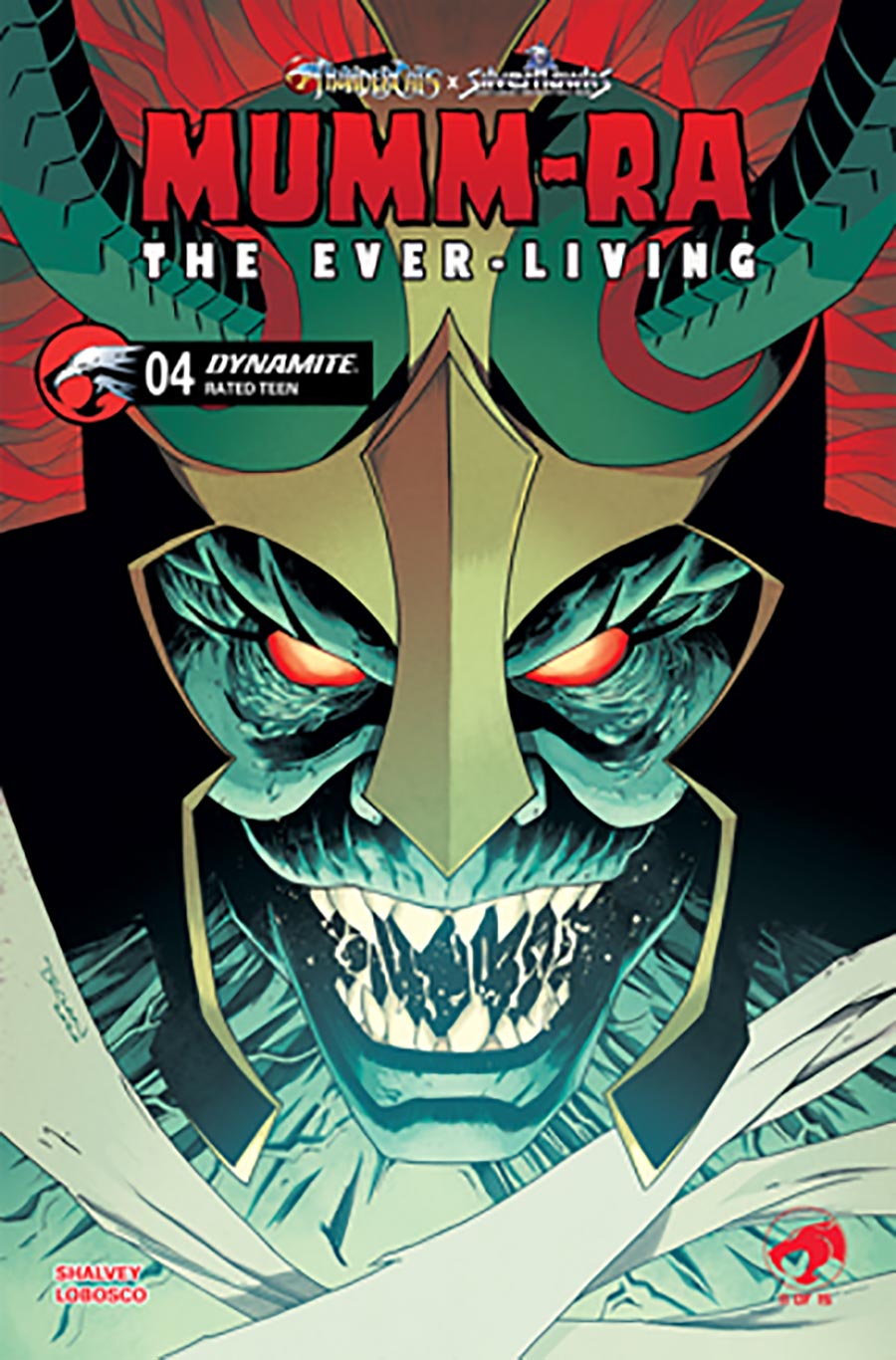 ThunderCats X SilverHawks Mumm-Ra The Ever-Living #4 Cover B Variant Declan Shalvey Cover (ThunderCats X SilverHawks Part 11)