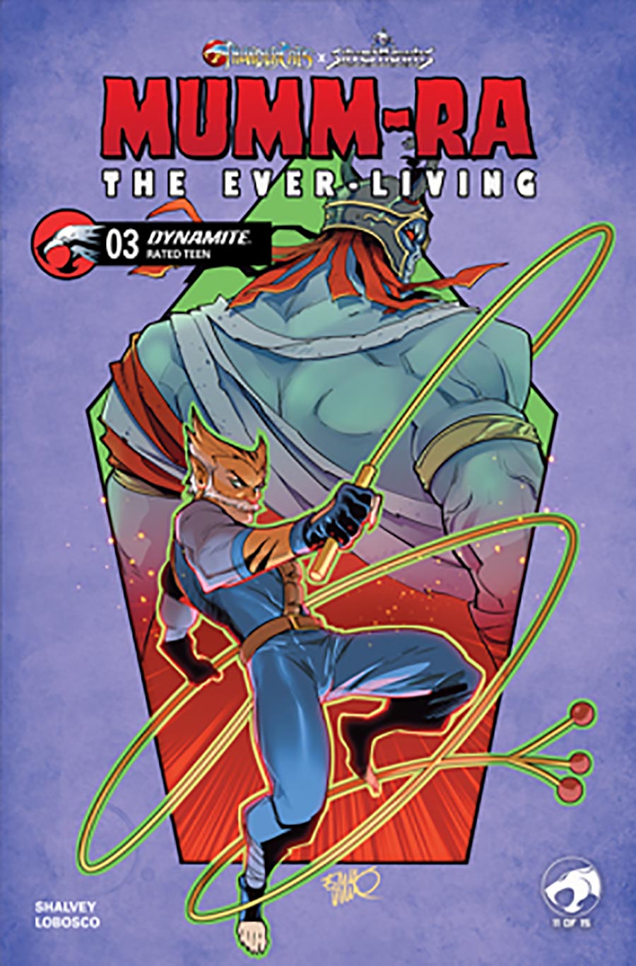 ThunderCats X SilverHawks Mumm-Ra The Ever-Living #4 Cover D Variant Erica DUrso Cover (ThunderCats X SilverHawks Part 11)