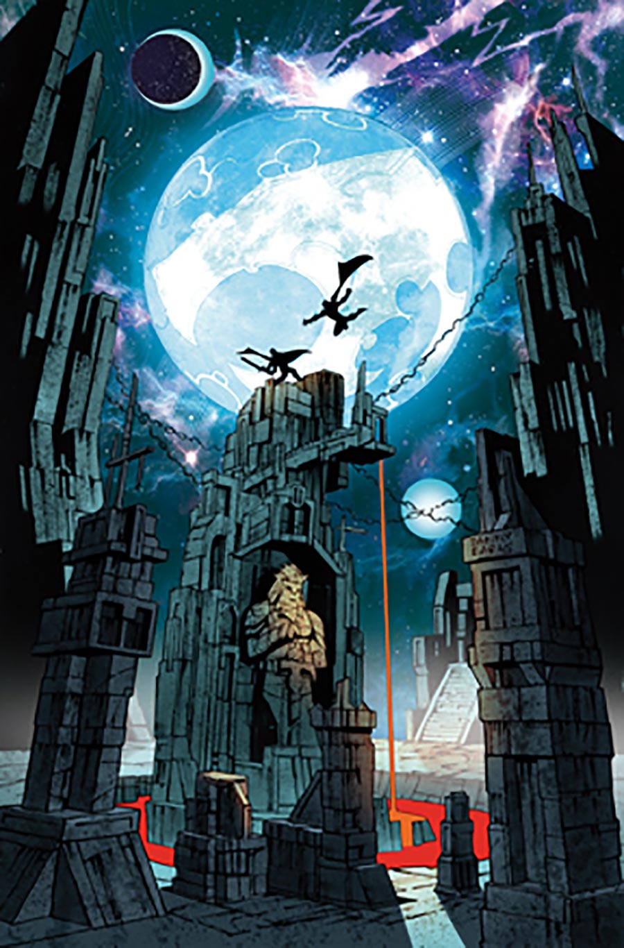 ThunderCats X SilverHawks Mumm-Ra The Ever-Living #4 Cover J Incentive Danny Earls Virgin Cover (ThunderCats X SilverHawks Part 11)