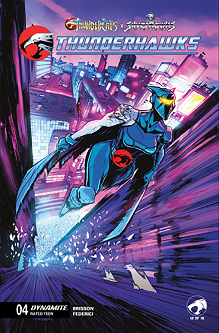 ThunderCats X SilverHawks ThunderHawks #4 Cover A Regular David Cousens Cover (ThunderCats X SilverHawks Part 12)