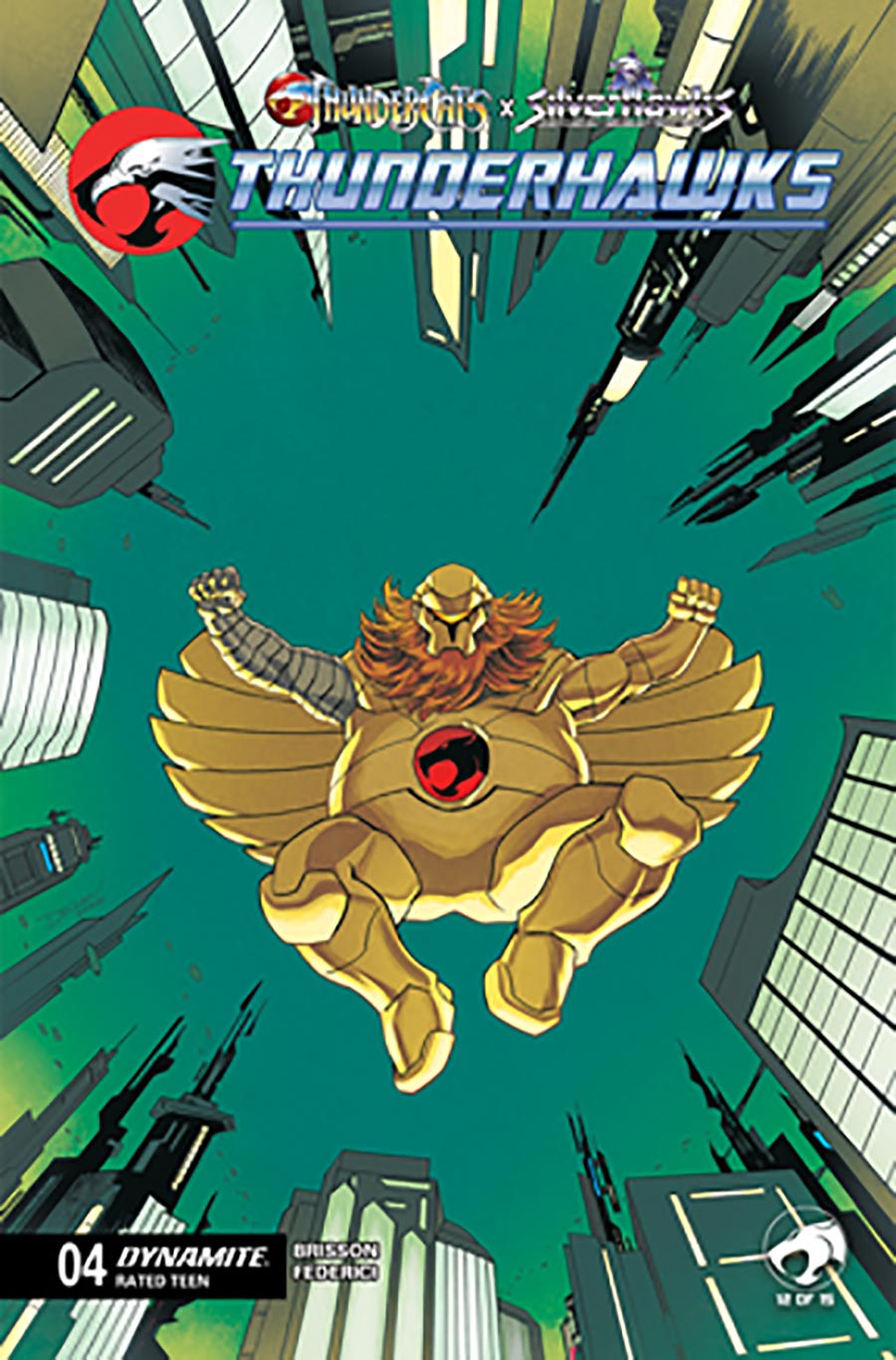 ThunderCats X SilverHawks ThunderHawks #4 Cover B Variant Declan Shalvey Cover (ThunderCats X SilverHawks Part 12)