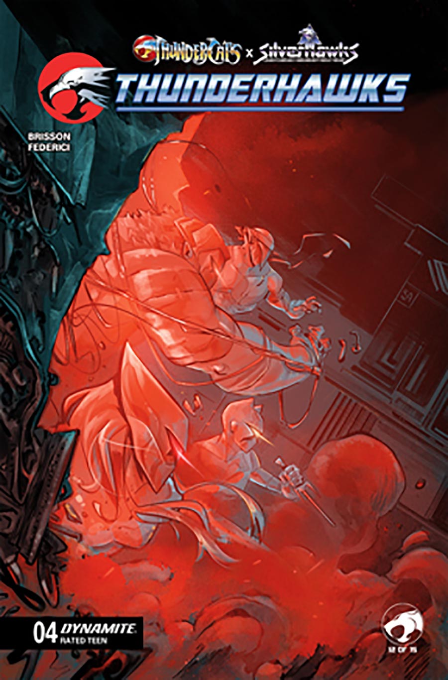 ThunderCats X SilverHawks ThunderHawks #4 Cover D Variant Alessandro Ranaldi Cover (ThunderCats X SilverHawks Part 12)