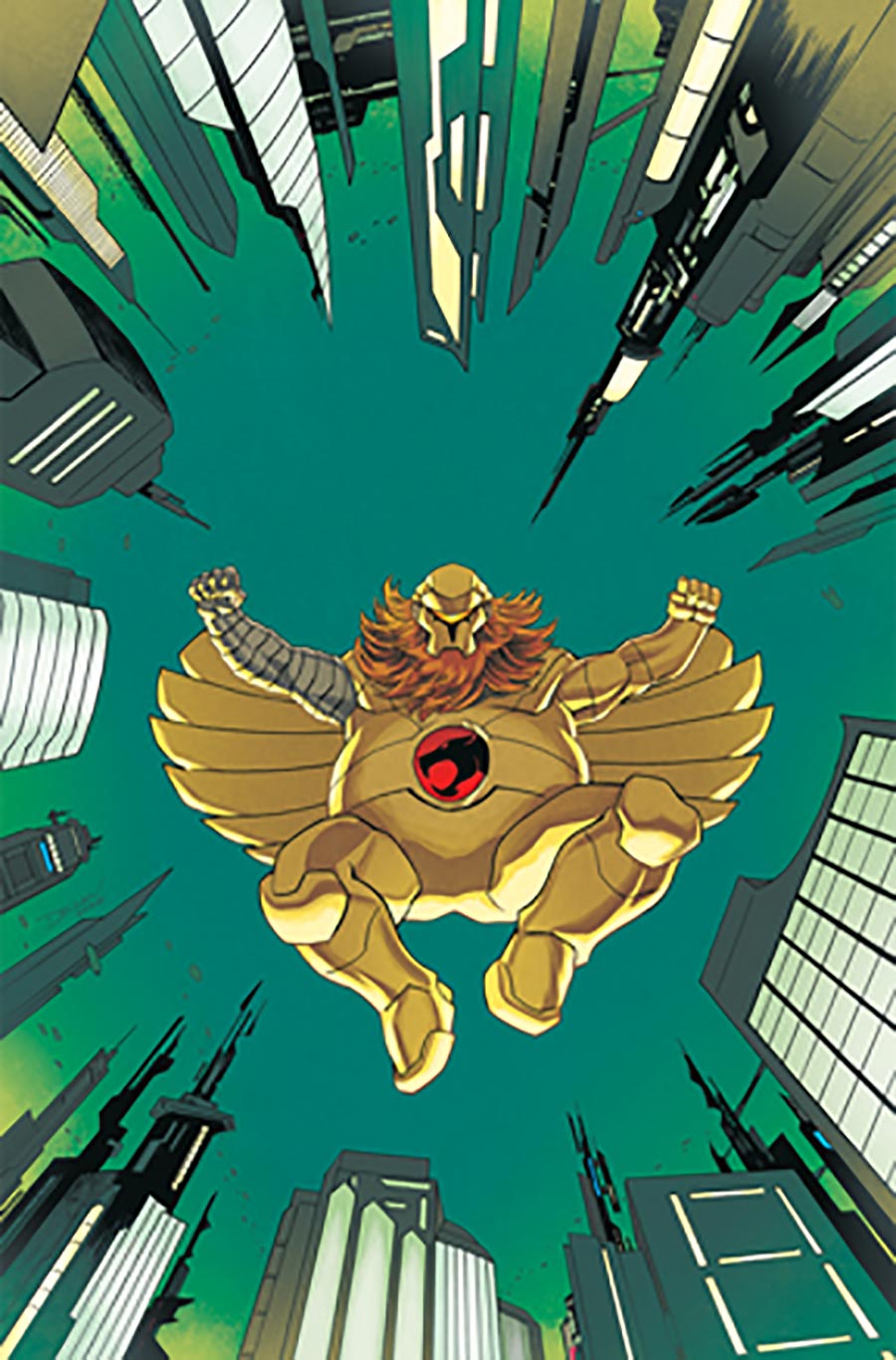 ThunderCats X SilverHawks ThunderHawks #4 Cover I Incentive Declan Shalvey Virgin Cover (ThunderCats X SilverHawks Part 12)