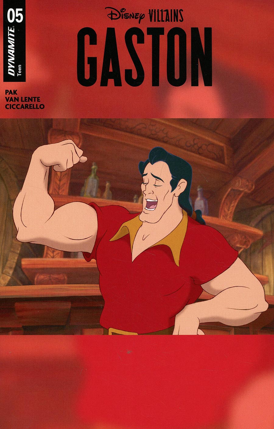 Disney Villains Gaston #5 Cover B Variant Animation Art Cover