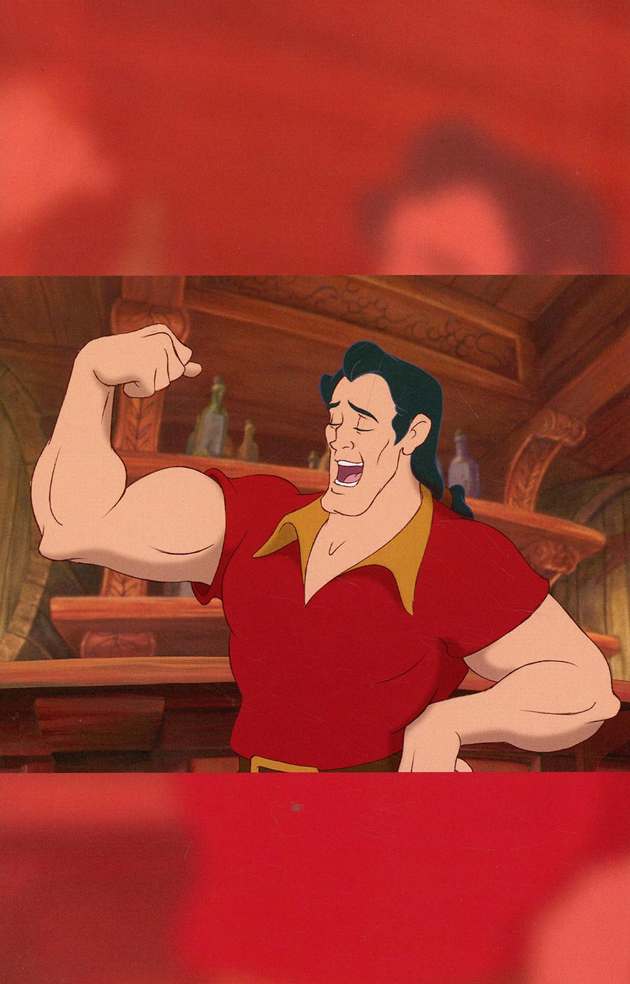 Disney Villains Gaston #5 Cover G Incentive Animation Art Virgin Cover