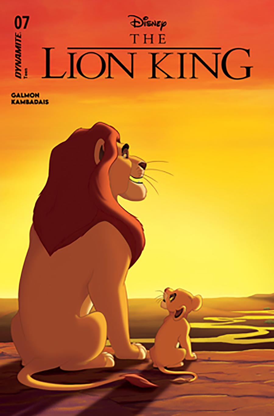 Lion King #7 Cover B Variant Storybook Art Cover