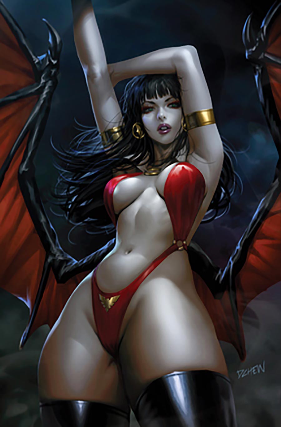 Vampirella Vol 10 #4 Cover J Incentive Derrick Chew Virgin Cover (#691)