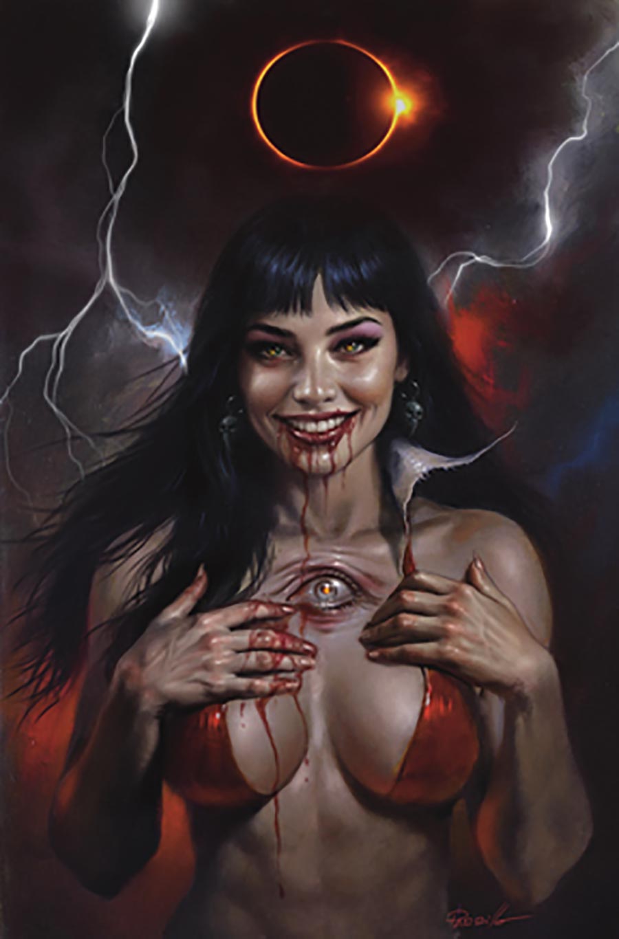 Vampirella Vol 10 #4 Cover K Incentive Lucio Parrillo Virgin Cover (#691)