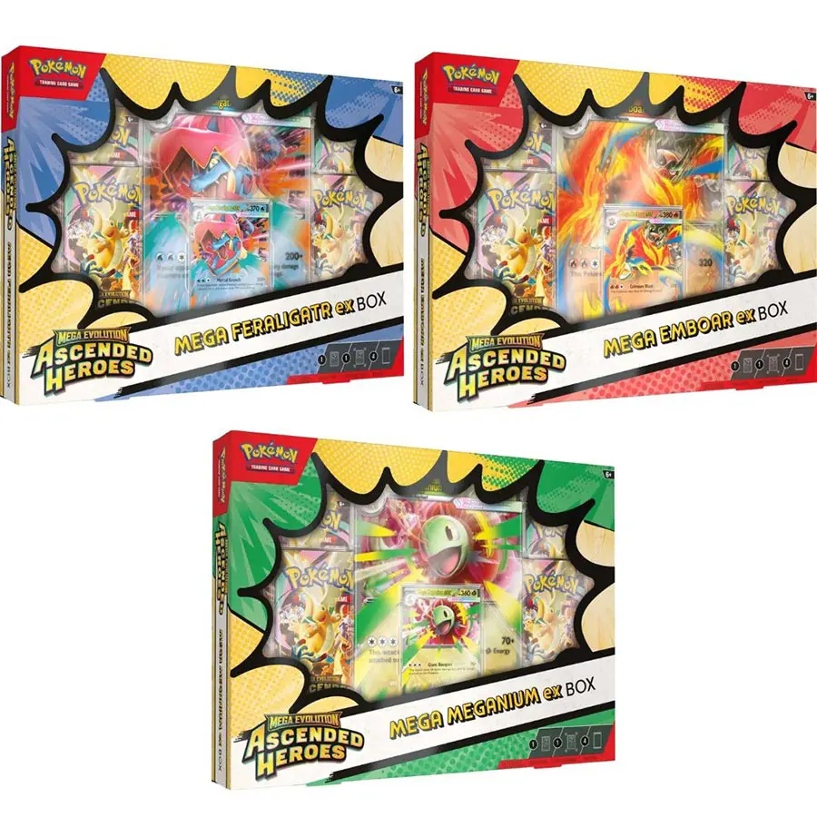 Pokemon Mega Evolution Ascended Heroes Ex Box (Filled Randomly)