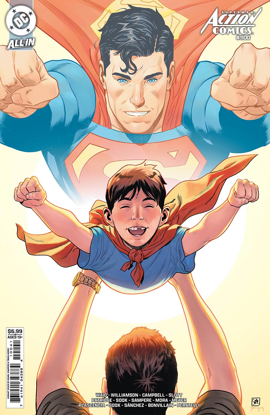 Action Comics Vol 2 #1100 Cover D Variant Daniel Sampere Card Stock Cover (DC All In)(DC K.O. Epilogue)