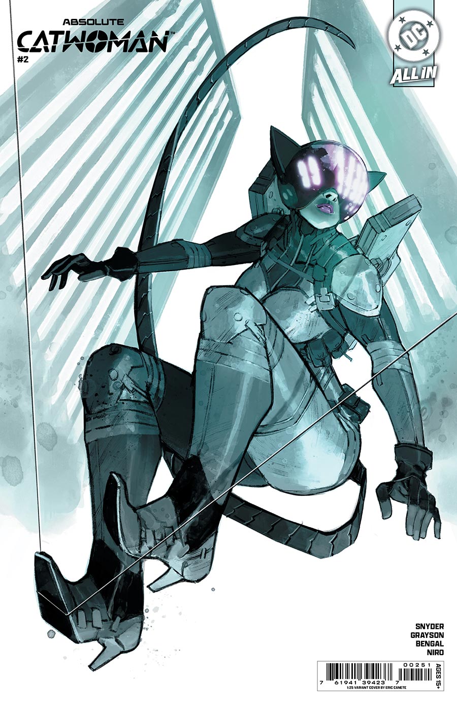 Absolute Catwoman #2 Cover E Incentive Eric Canete Card Stock Variant Cover (DC All In)