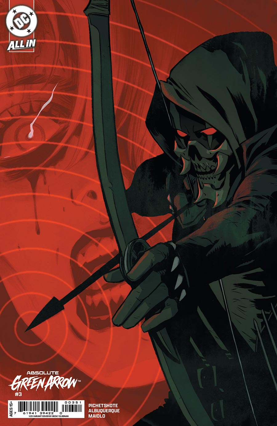 Absolute Green Arrow #3 Cover E Incentive Becky Cloonan Card Stock Variant Cover (DC All In)