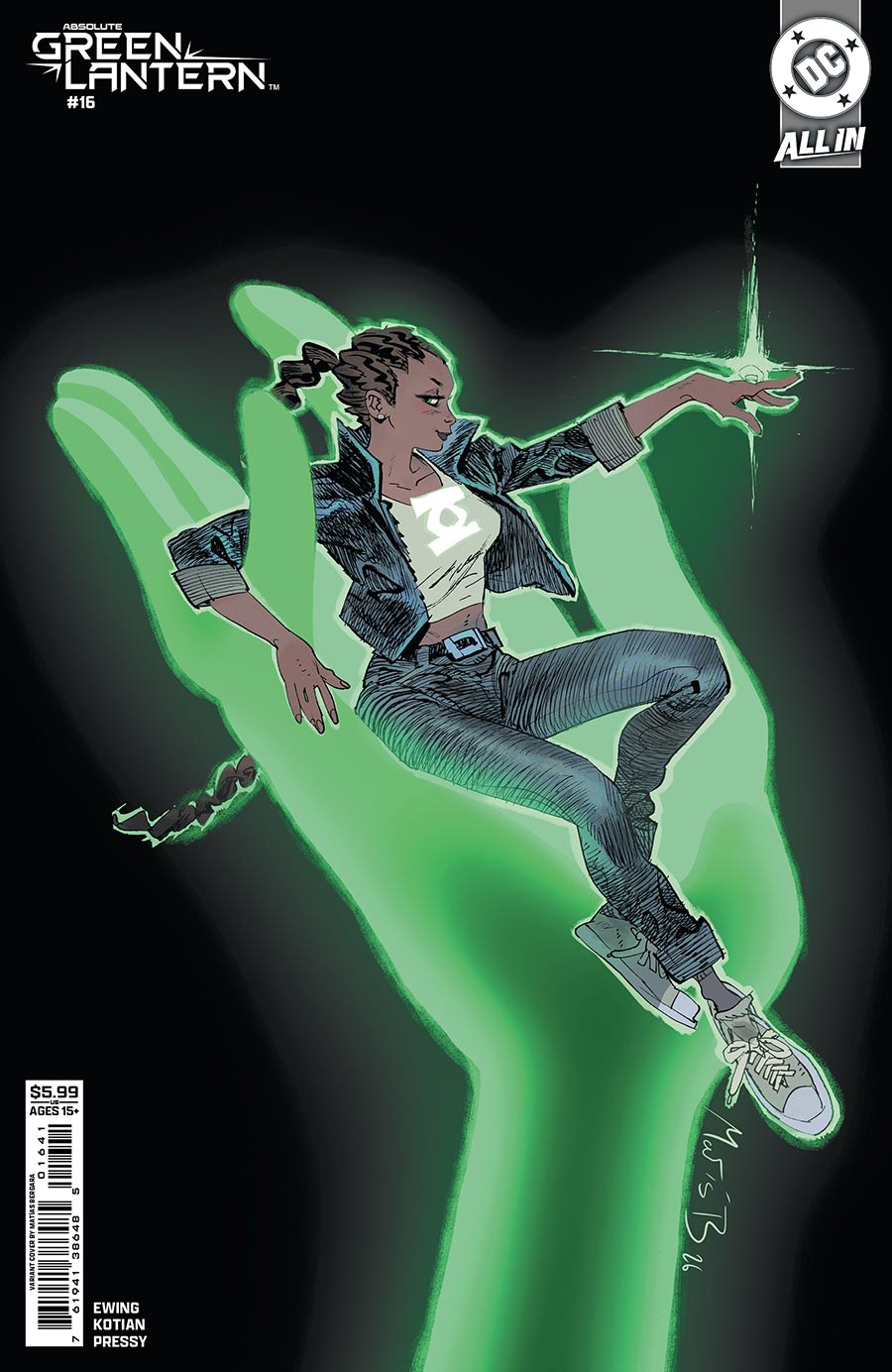 Absolute Green Lantern #16 Cover D Variant Matias Bergara Card Stock Cover (DC All In)