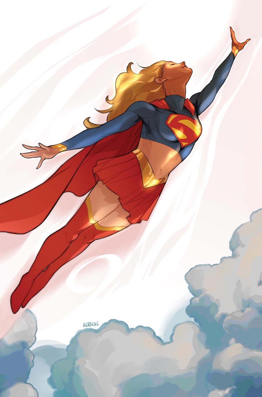 Supergirl Vol 8 #15 Cover D Variant Karl Kerschl Card Stock Cover (DC All In)(The Reign Of The Superboys Tie-In)