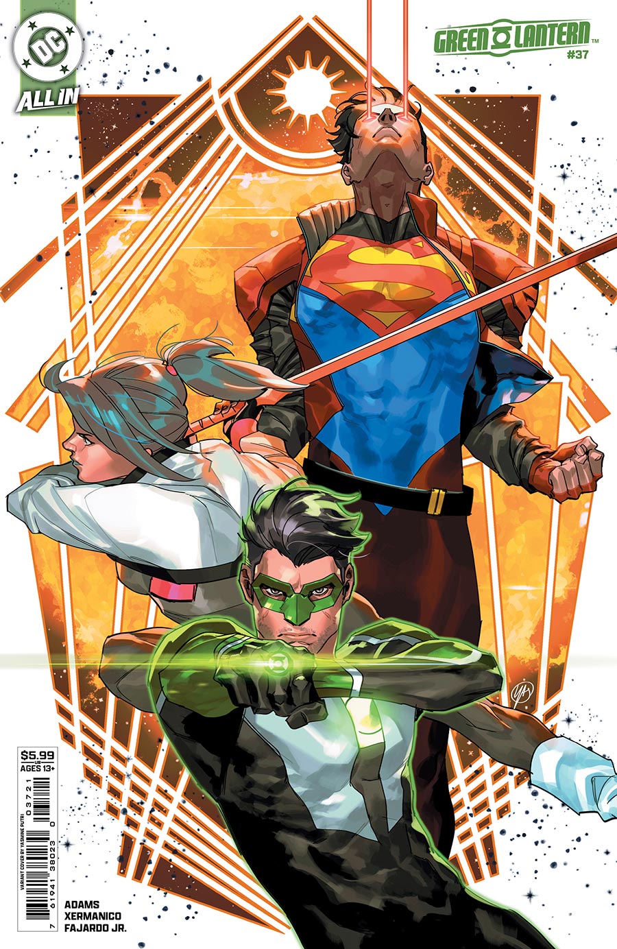 Green Lantern Vol 8 #37 Cover B Variant Yasmine Putri Card Stock Cover (DC All In)