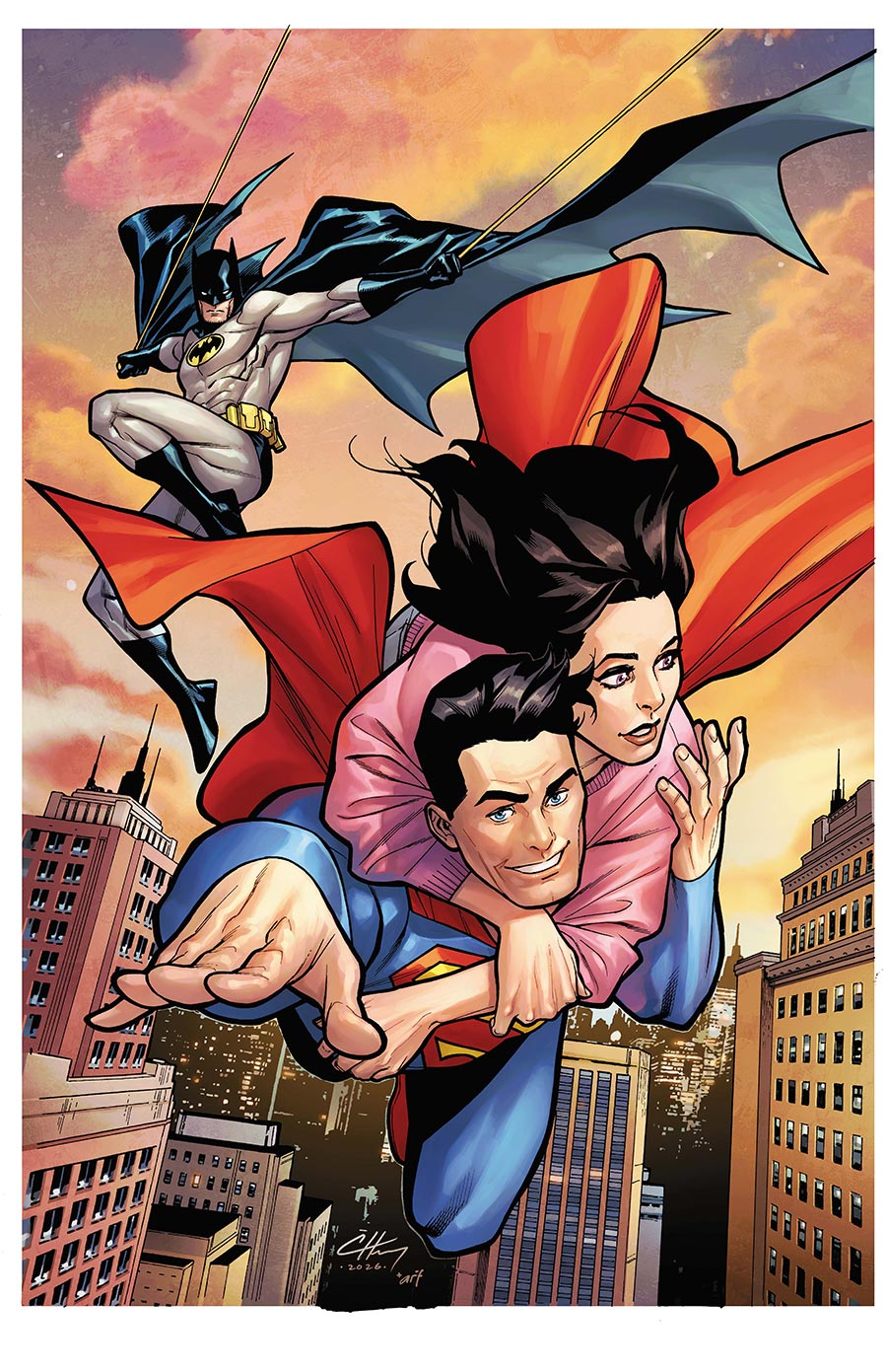 Batman Superman Worlds Finest 2026 Annual #1 (One Shot) Cover C Variant Clayton Henry Card Stock Cover (DC All In)