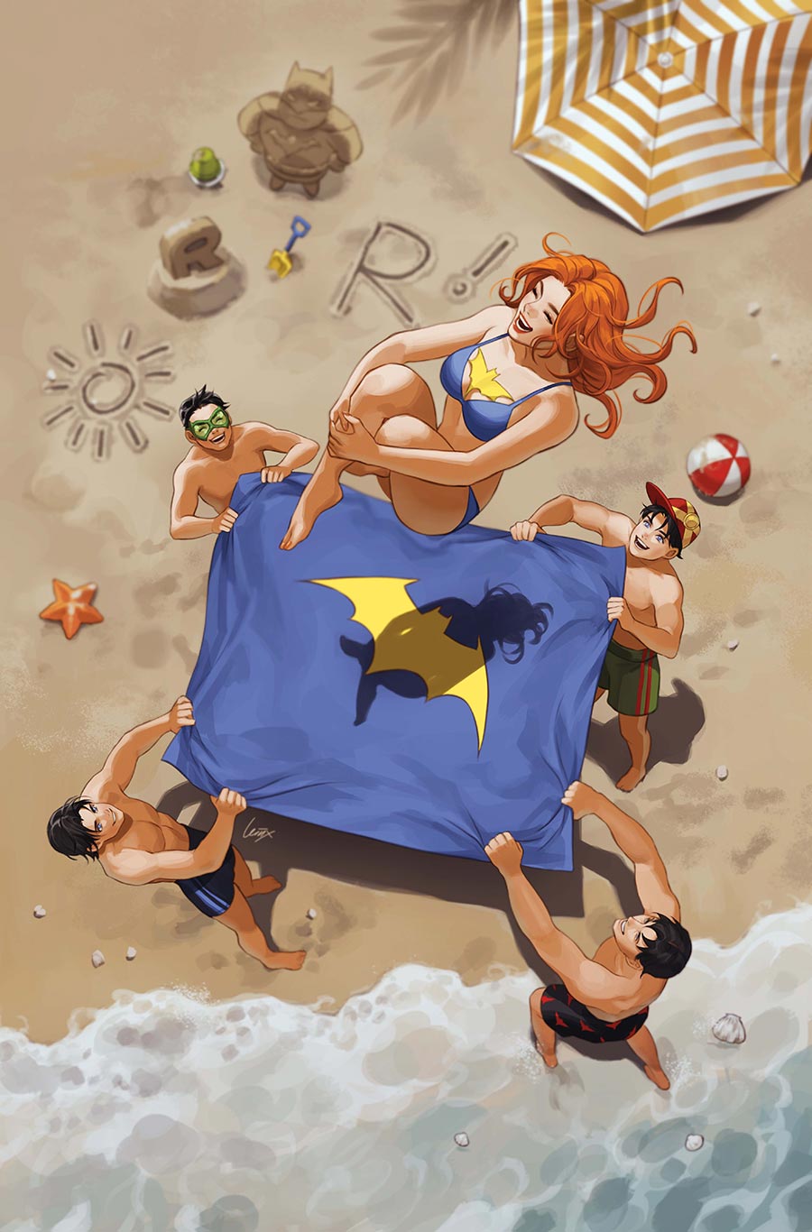 DCs Hawk-Girl Summer #1 (One Shot) Cover B Variant Lesley Leirix Li Card Stock Cover