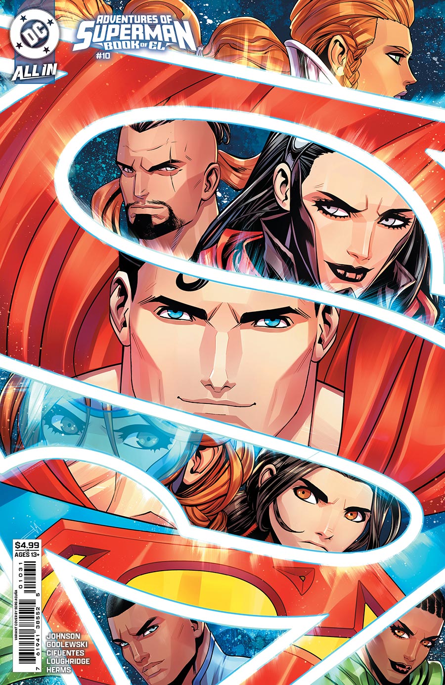 Adventures Of Superman Book Of El #10 Cover C Variant Serg Acuna Card Stock Cover
