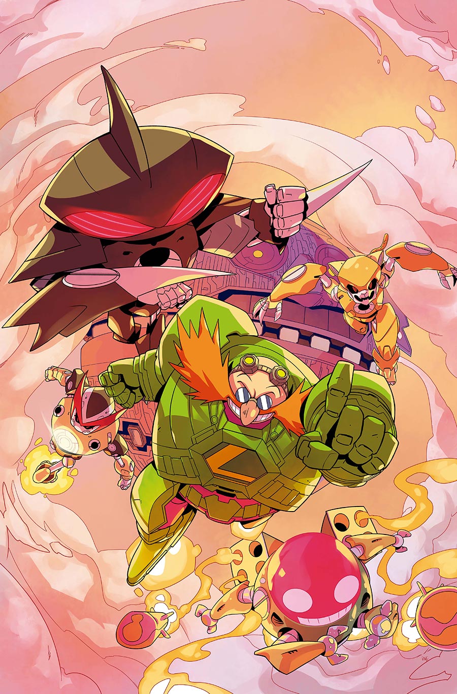 DC x Sonic The Hedgehog Metal Legion #3 Cover A Regular Pablo M Collar Cover
