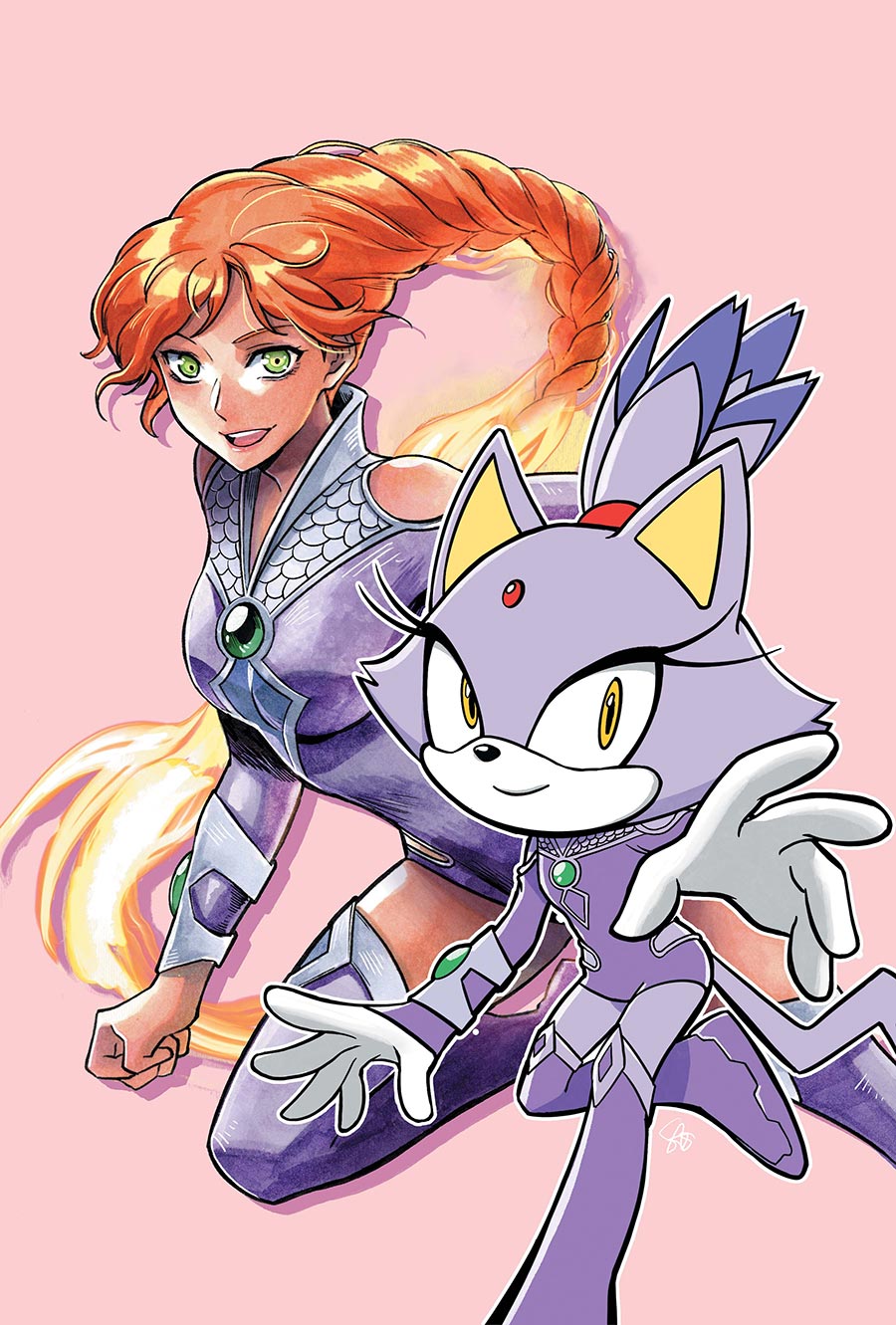 DC x Sonic The Hedgehog Metal Legion #3 Cover B Variant Saowee Card Stock Cover