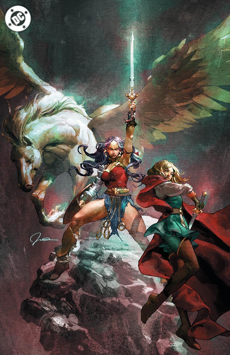 Dark Knights Of Steel II #1 Cover E Variant Gerald Parel Foil Cover